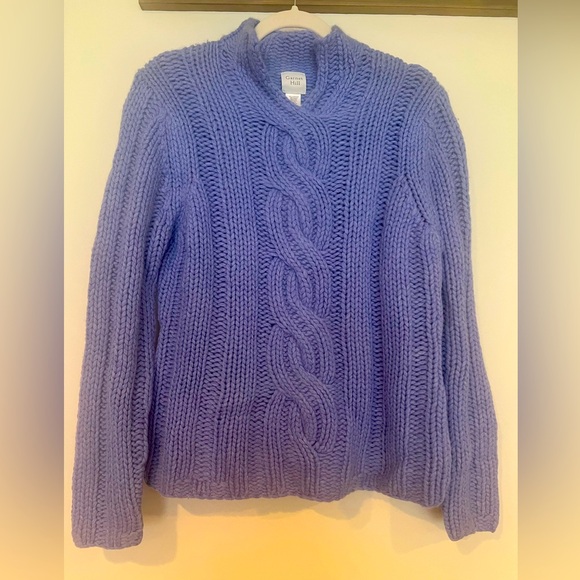 Garnet Hill lambs wool sweater women’s medium - Picture 1 of 3